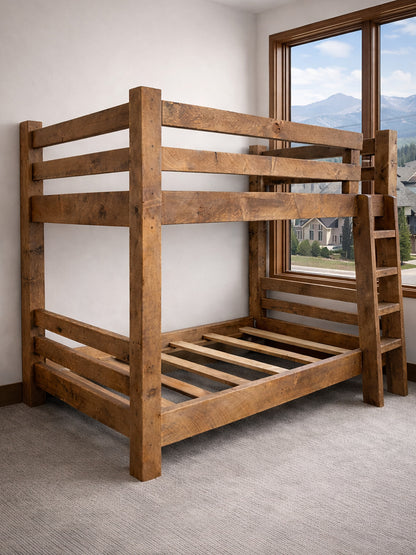 Handcrafted TimberNest Solid Wood Bunk Bed