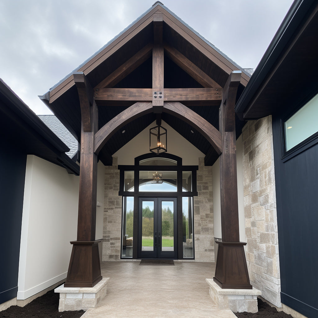 The Grand Entrance Truss - Premium Timber Entry Structure