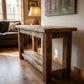 Rustic Reclaimed Barnwood Sofa Table | Natures Rustic Solid Wood Console by Uinta Rustics Utah