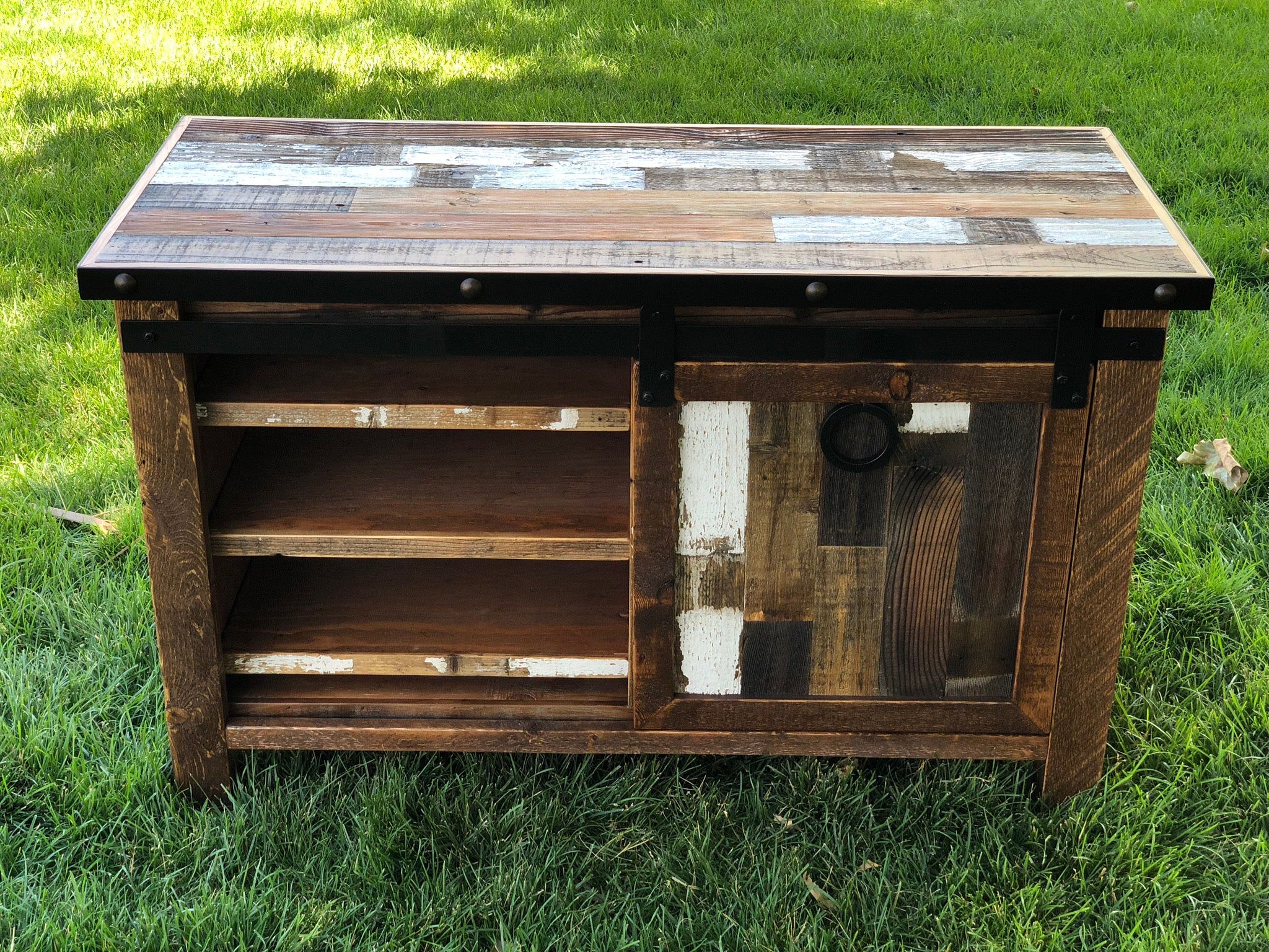 White Picket Console