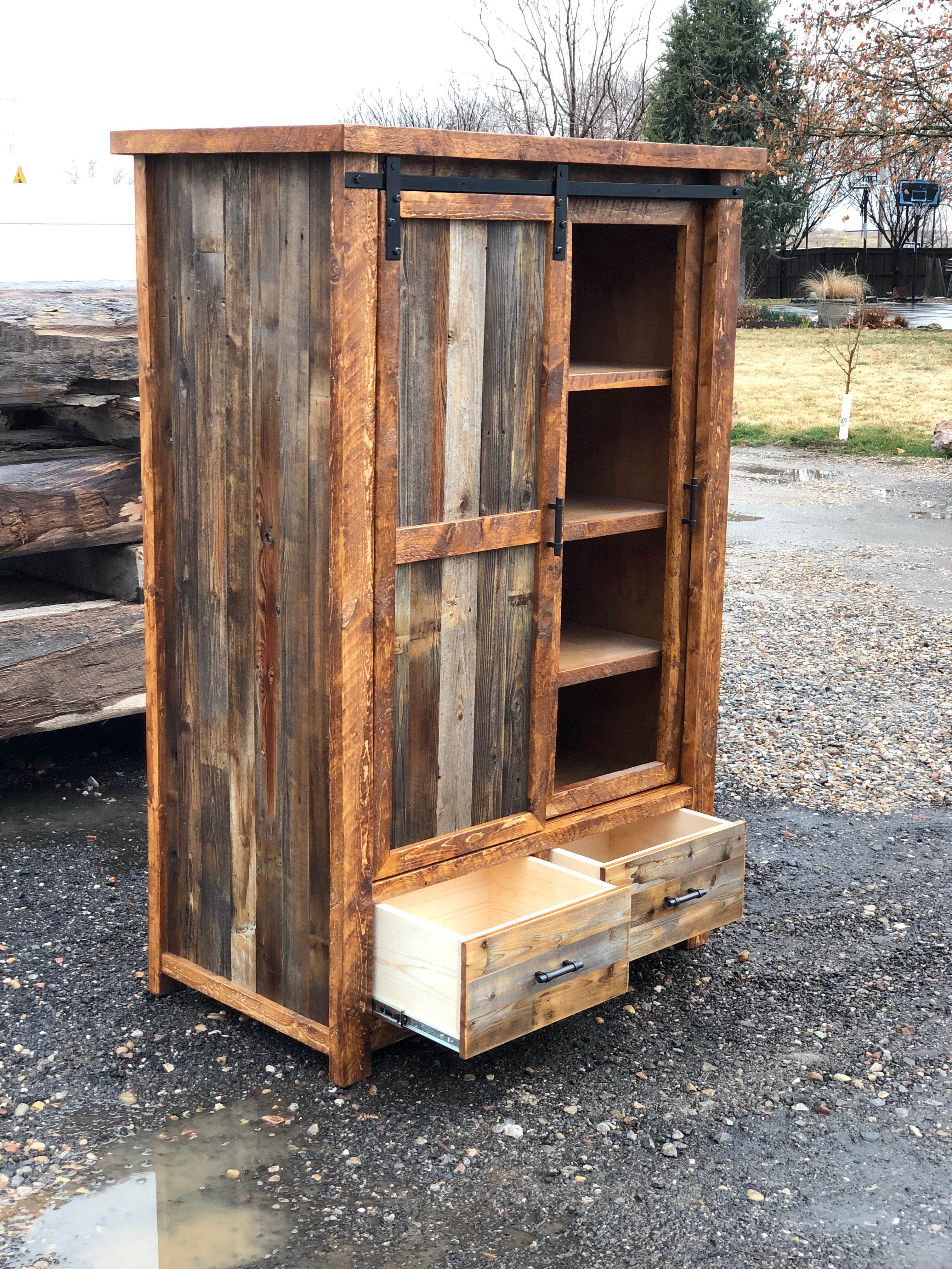 Pine Meadow Standing Wardrobe