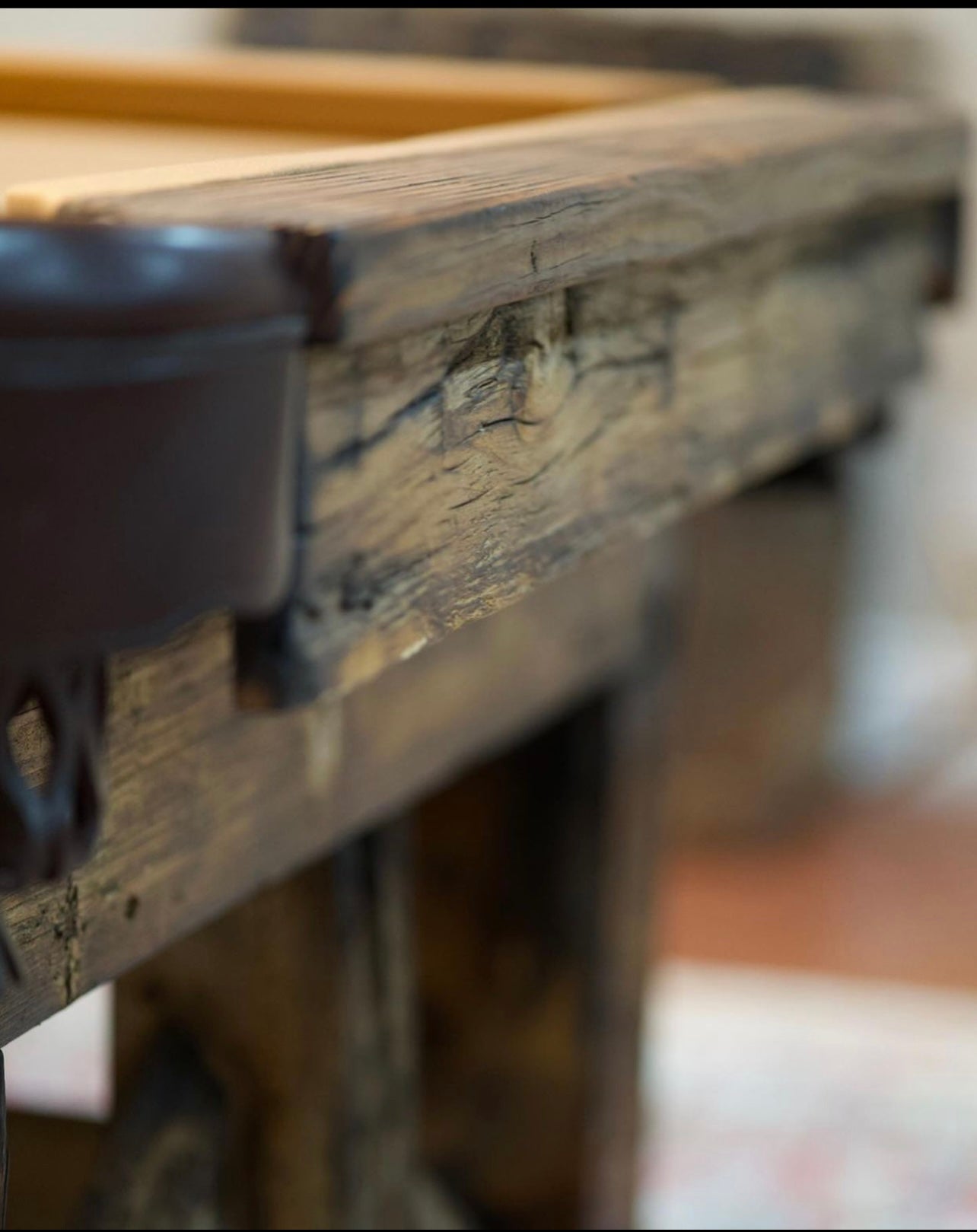 Reclaimed Oak Pool Table